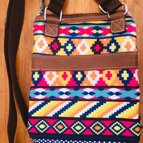 Lily Bloom Crossbody 10”h - Picture 2 of 4